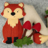 Nombre personalizado animales del bosque