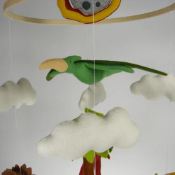 Dinosaur crib mobile