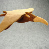 Pteranodon hecho  a mano con fieltro de lana en varios colores